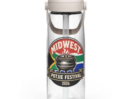 Flip straw water bottle