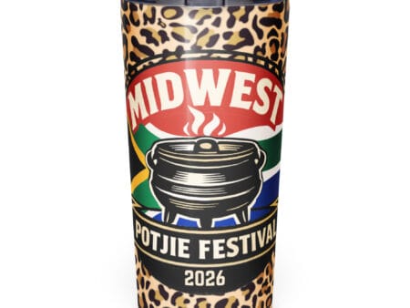 Tapered stainless steel tumbler