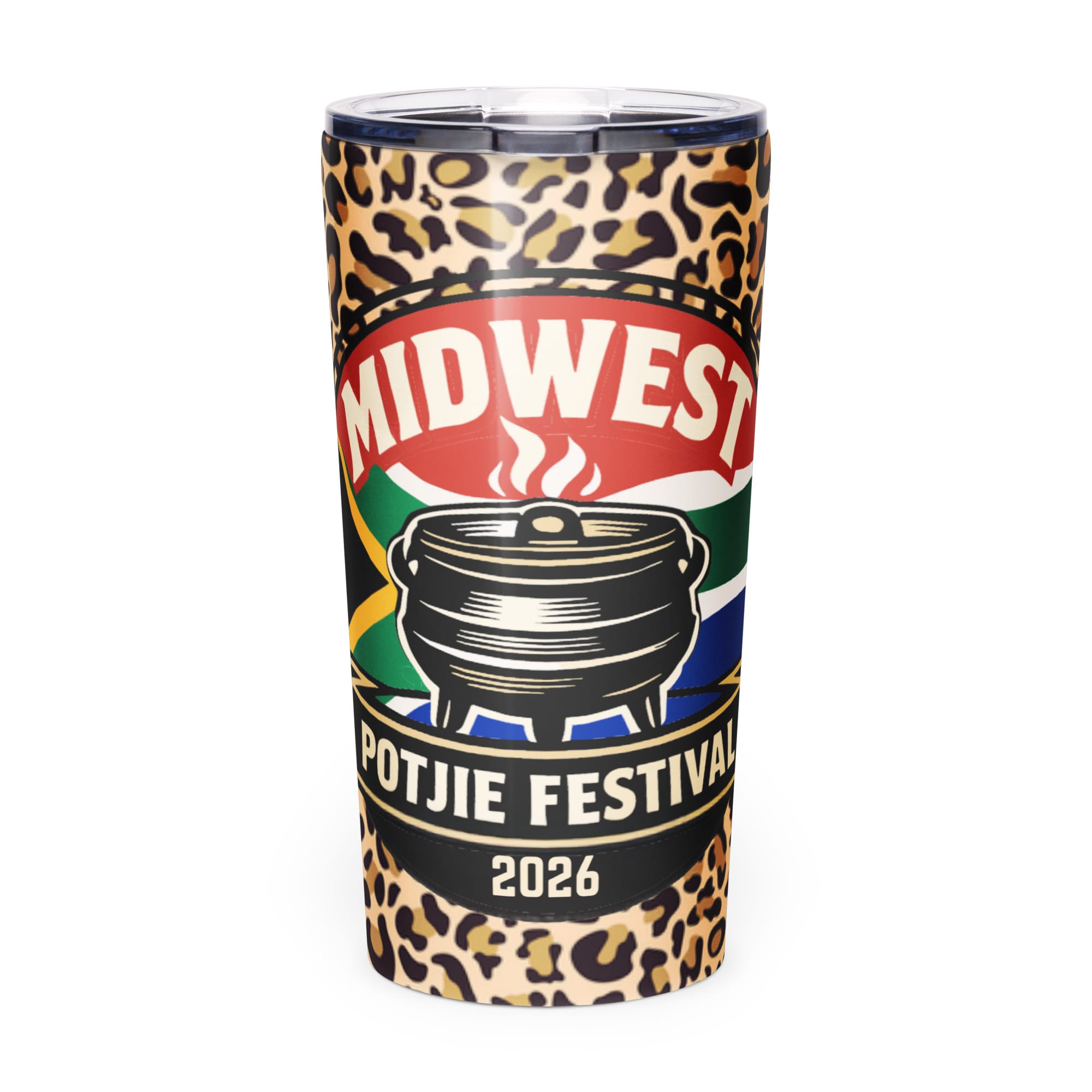 Tapered stainless steel tumbler