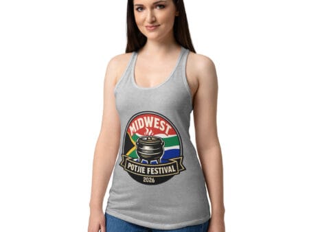 Women’s fitted racerback tank top