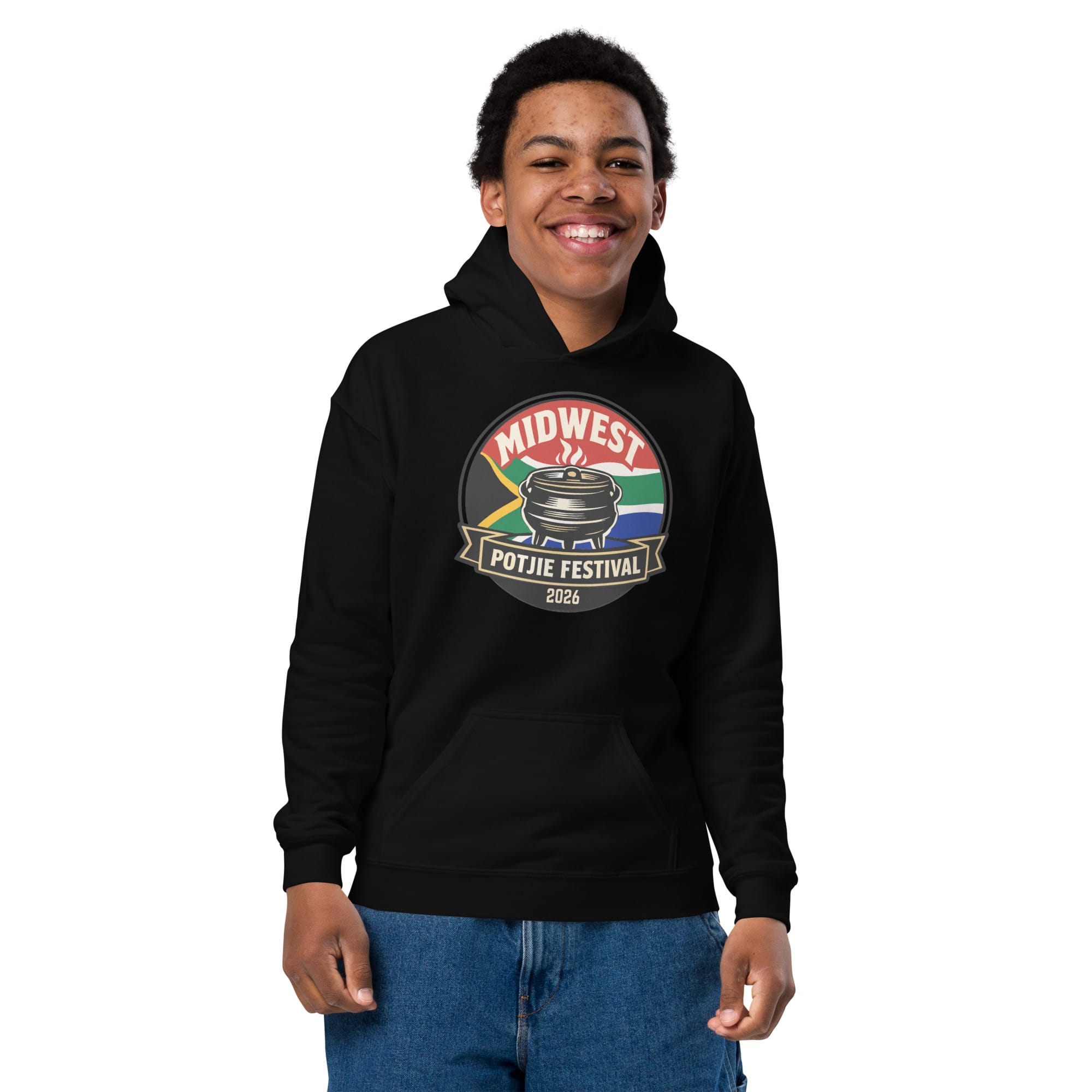 Youth heavy blend hoodie - Image 5