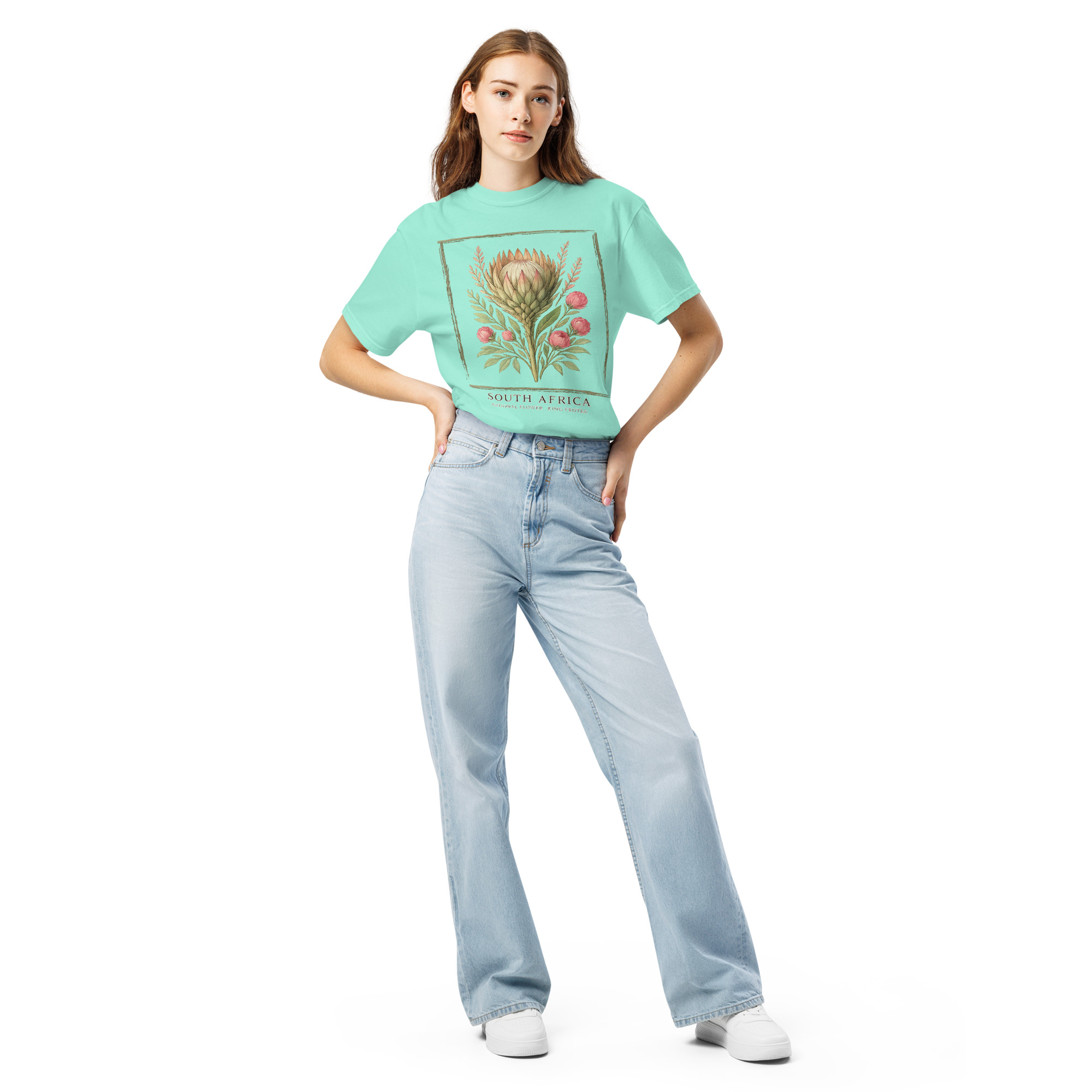 Unisex garment-dyed heavyweight t-shirt - Image 16